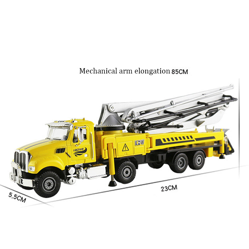 Concrete Pump Truck Toy Model