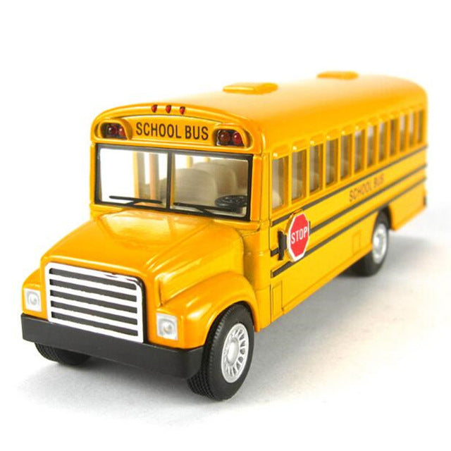 Yellow School Bus Toy Model