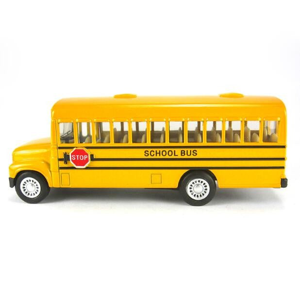 Yellow School Bus Toy Model