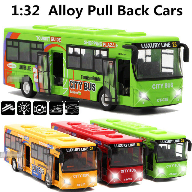 City Transit Bus Toy Model